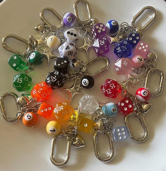 Keychains 8 Ball Keychain Cute Keychain Aesthetic Keychain Bag Charm